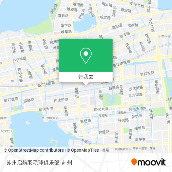 苏州启航羽毛球俱乐部地图