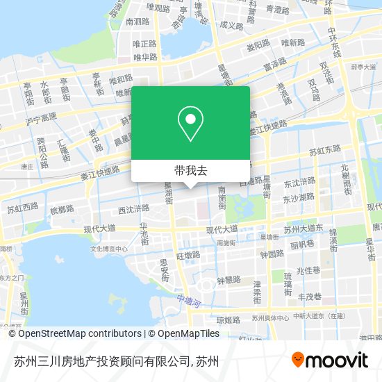苏州三川房地产投资顾问有限公司地图