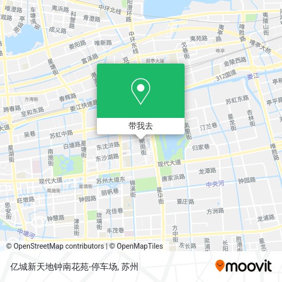 亿城新天地钟南花苑-停车场地图