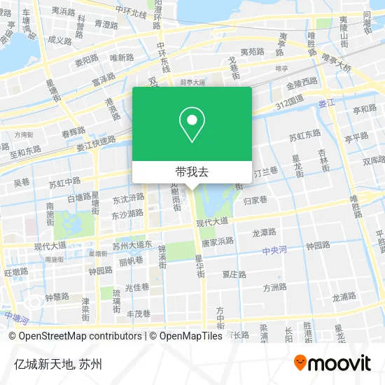 亿城新天地地图