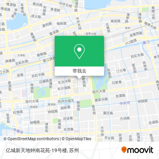 亿城新天地钟南花苑-19号楼地图