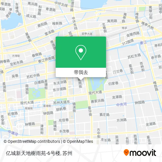 亿城新天地榭雨苑-6号楼地图