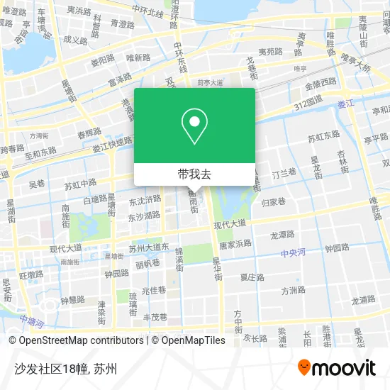 沙发社区18幢地图