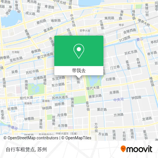 自行车租赁点地图