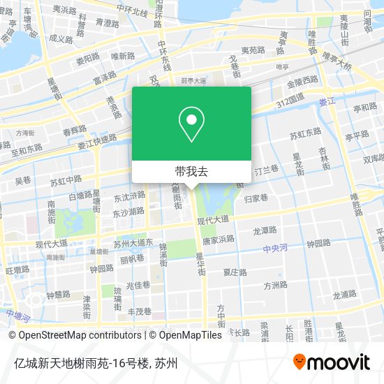 亿城新天地榭雨苑-16号楼地图