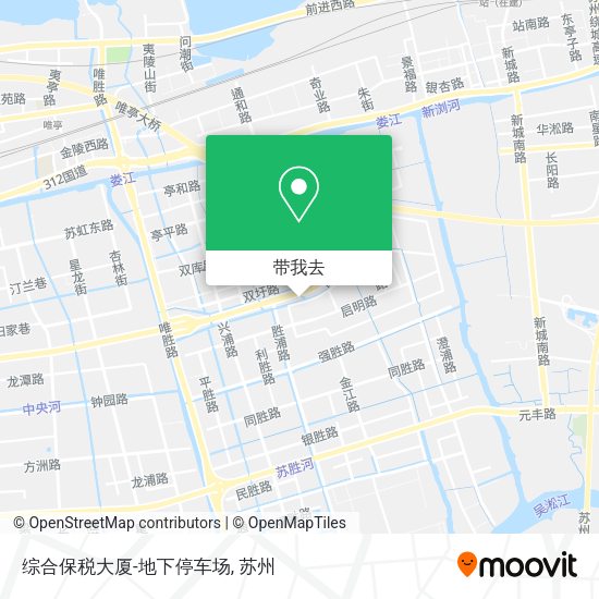 综合保税大厦-地下停车场地图