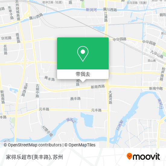 家得乐超市(美丰路)地图