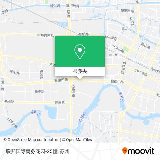联邦国际商务花园-25幢地图
