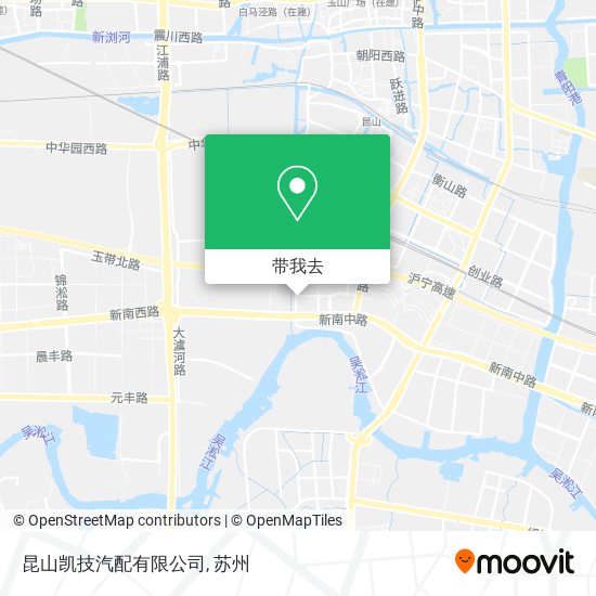 昆山凯技汽配有限公司地图