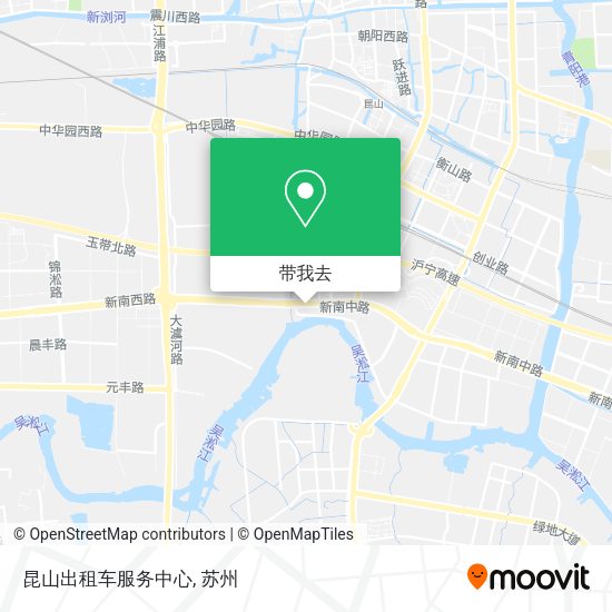 昆山出租车服务中心地图
