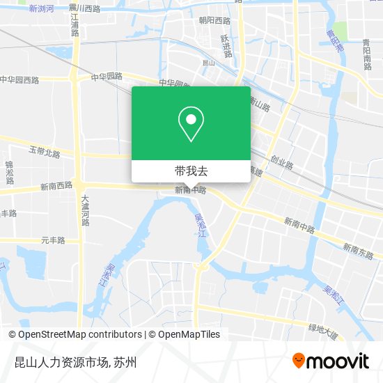 昆山人力资源市场地图