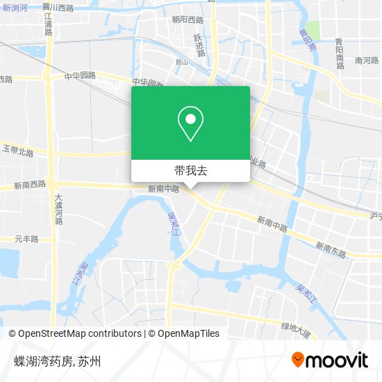 蝶湖湾药房地图