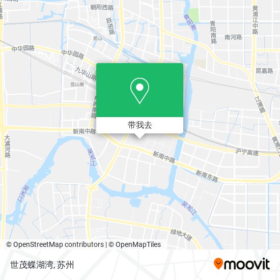 世茂蝶湖湾地图