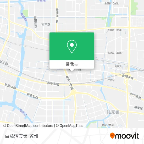 白杨湾宾馆地图