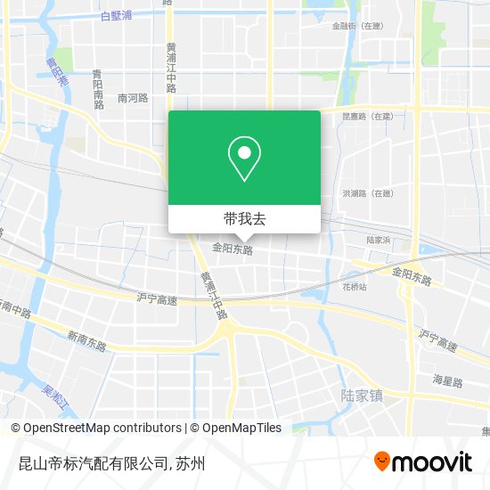 昆山帝标汽配有限公司地图