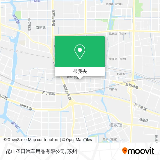 昆山圣田汽车用品有限公司地图
