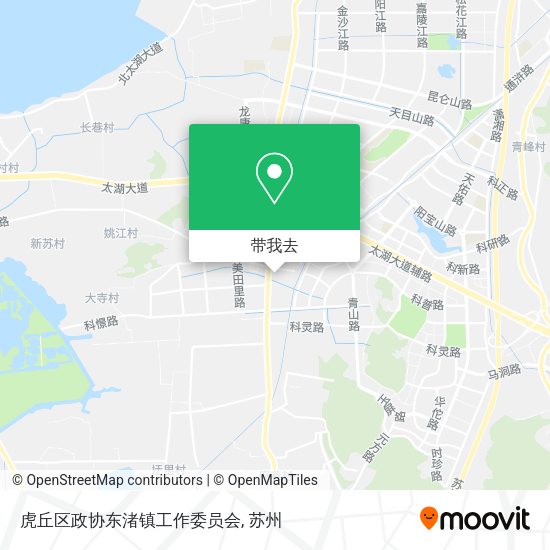 虎丘区政协东渚镇工作委员会地图