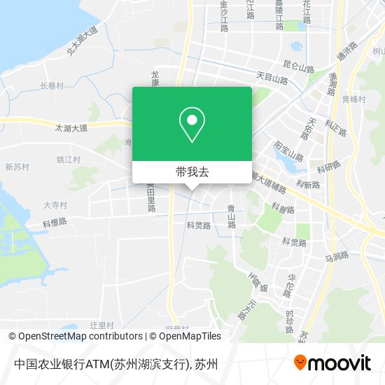 中国农业银行ATM(苏州湖滨支行)地图