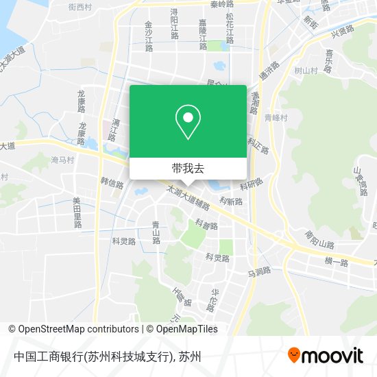 中国工商银行(苏州科技城支行)地图