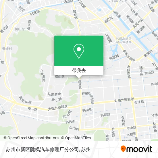 苏州市新区陇枫汽车修理厂分公司地图