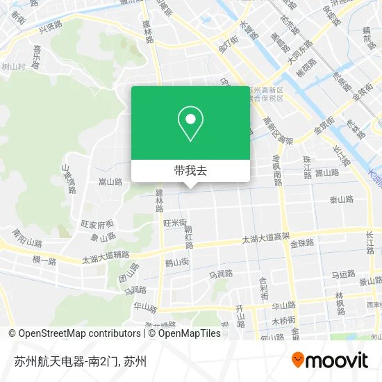 苏州航天电器-南2门地图