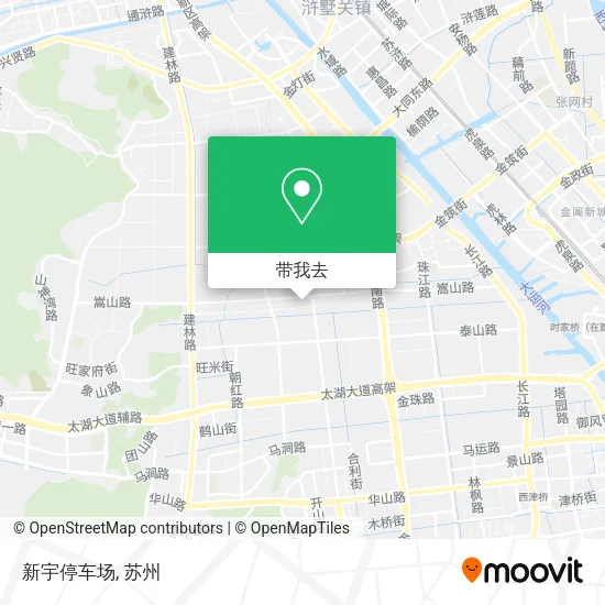 新宇停车场地图