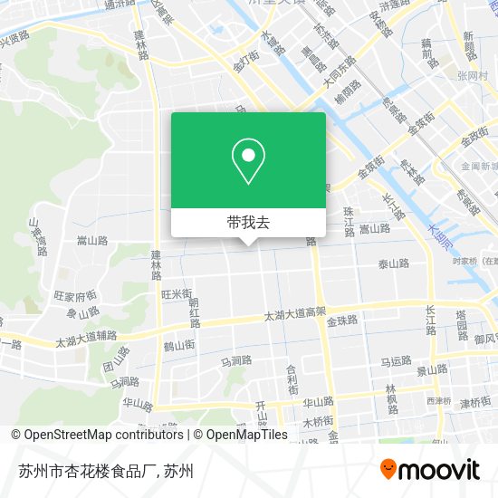 苏州市杏花楼食品厂地图