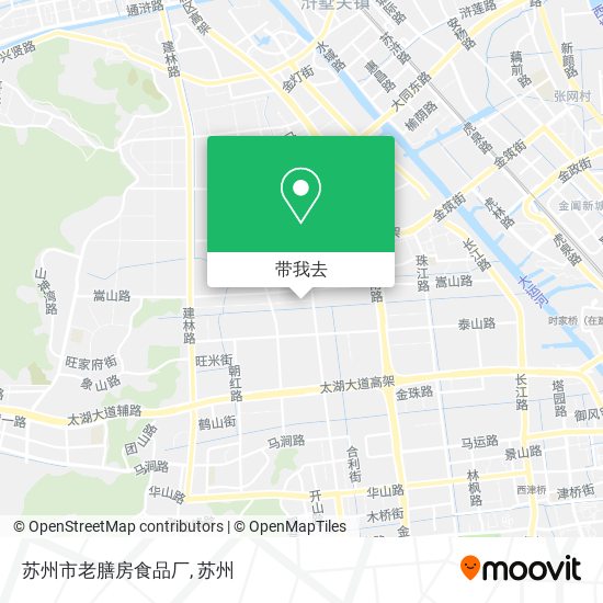 苏州市老膳房食品厂地图