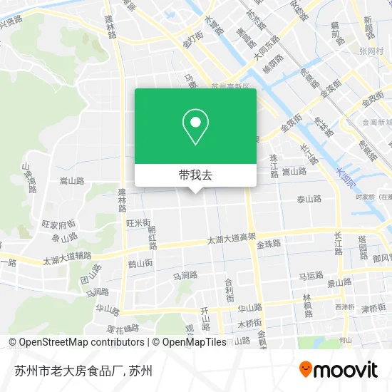 苏州市老大房食品厂地图