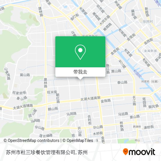 苏州市杜三珍餐饮管理有限公司地图