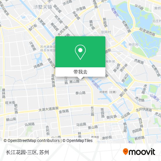长江花园-三区地图
