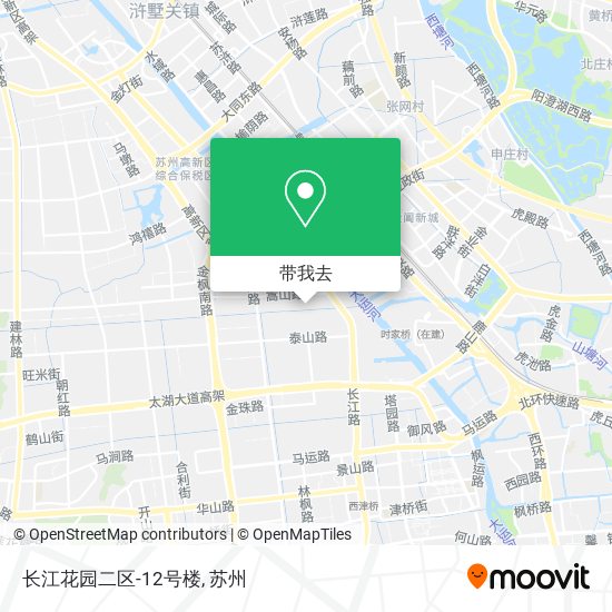 长江花园二区-12号楼地图