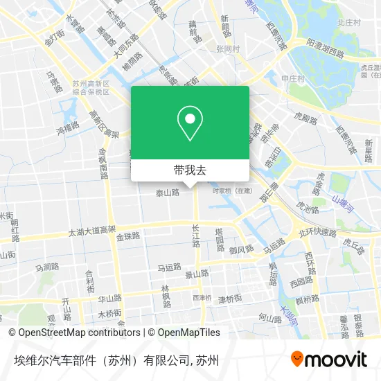 埃维尔汽车部件（苏州）有限公司地图