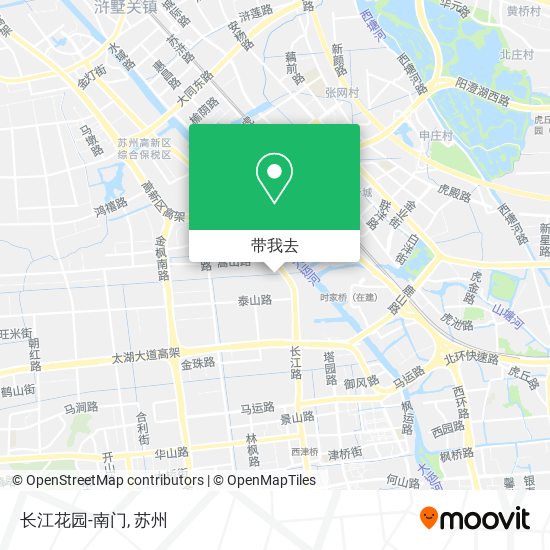 长江花园-南门地图