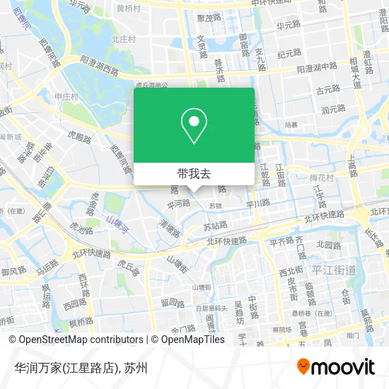 华润万家(江星路店)地图