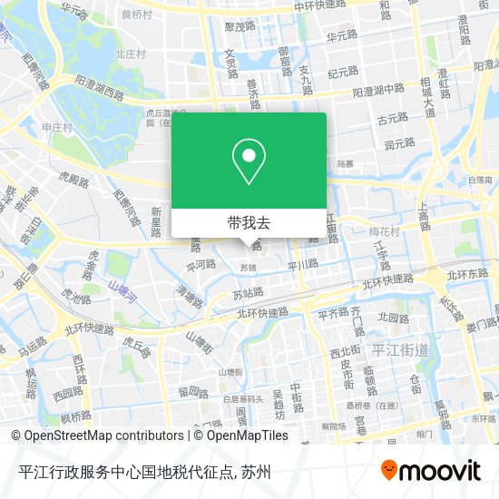 平江行政服务中心国地税代征点地图