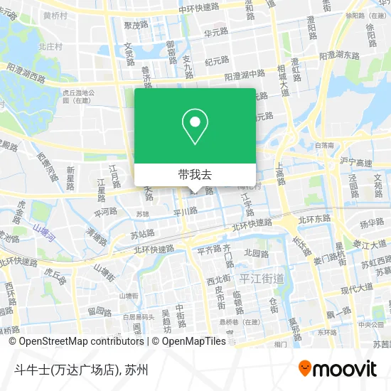 斗牛士(万达广场店)地图