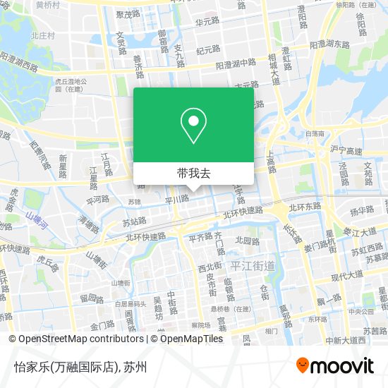 怡家乐(万融国际店)地图