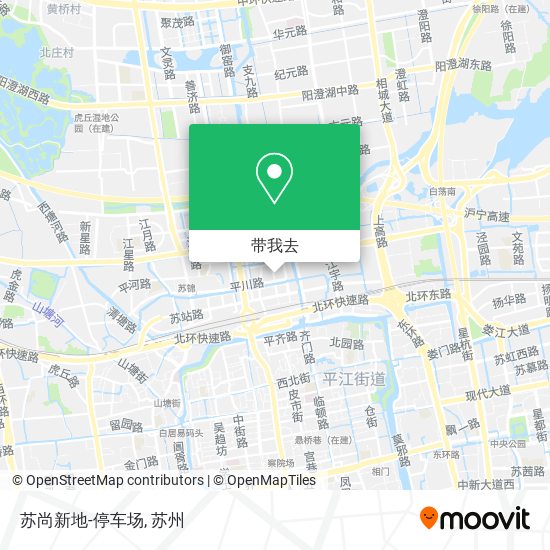 苏尚新地-停车场地图