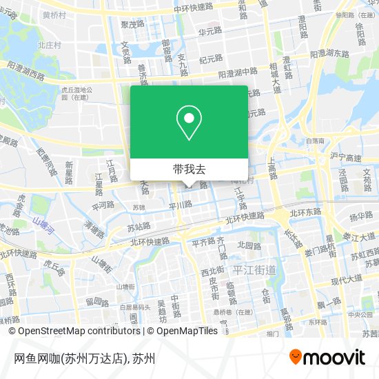 网鱼网咖(苏州万达店)地图