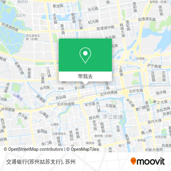 交通银行(苏州姑苏支行)地图