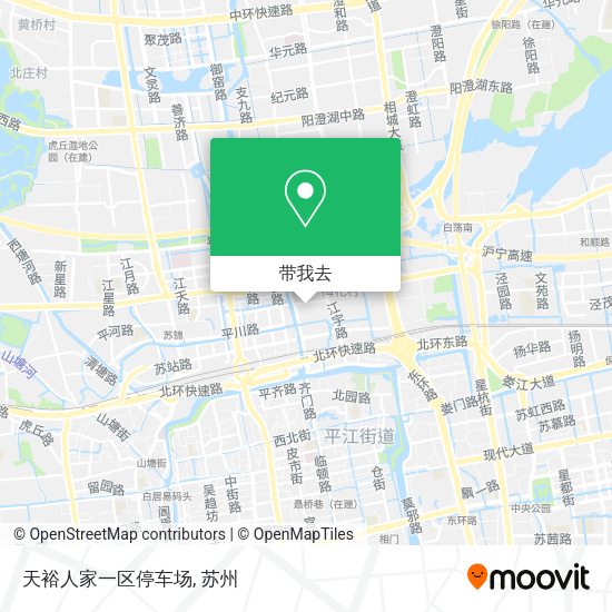 天裕人家一区停车场地图