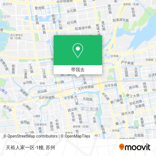 天裕人家一区-1幢地图