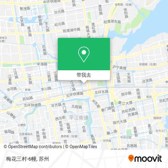 梅花三村-6幢地图