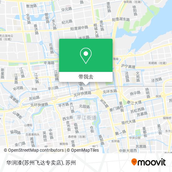 华润漆(苏州飞达专卖店)地图