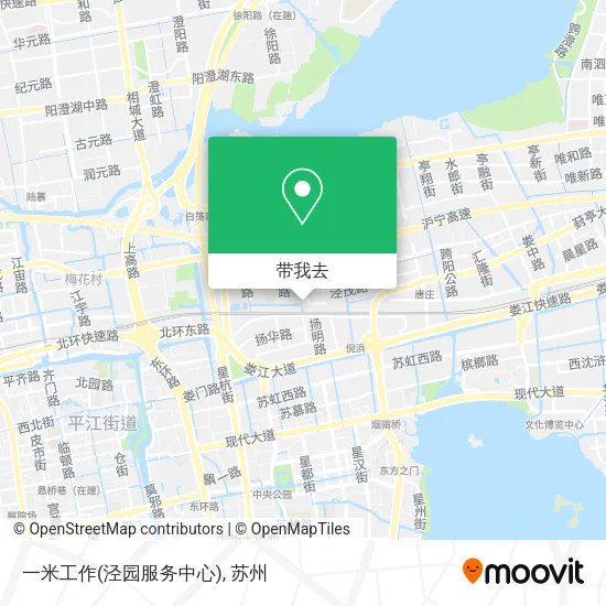 一米工作(泾园服务中心)地图