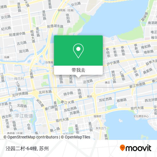 泾园二村-64幢地图