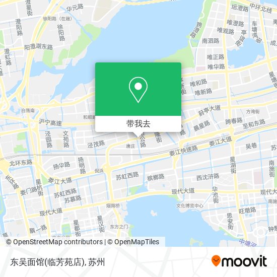 东吴面馆(临芳苑店)地图