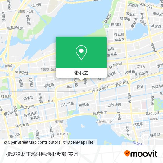 横塘建材市场驻跨塘批发部地图