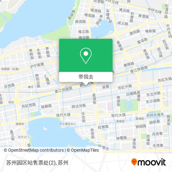 苏州园区站售票处(2)地图